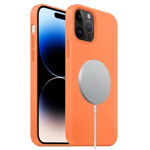 iPhone 14 PRO MAX MagSafe umbris pehmest silikoonist Oran